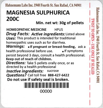 Magnesia Sulphurica 200C 30g.jpg Magnesia Sulphurica 200C 30g - Magnesia Sulphurica 200C 30g